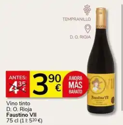 Supermercados Charter FAUSTINO VII Vino tinto D. O. Rioja oferta
