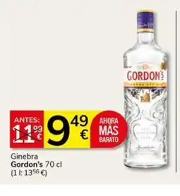 Supermercados Charter GORDON'S Ginebra oferta