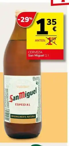 Supermercados Charter SAN MIGUEL Cerveza oferta