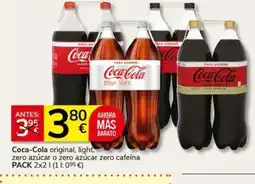 Supermercados Charter COCA COLA Original light zero azúcar o zero azúcar zero cafeína oferta