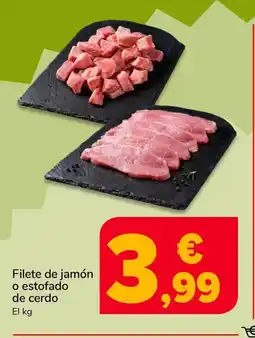Supeco Filete de jamón o estofado de cerdo oferta