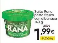 FROIZ Rana - salsa pesto fresco con albahaca oferta