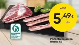 FROIZ Panceta de cerdo fresca oferta