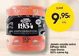 FROIZ Elpozo - jamon cocido extra elpozo raza duroc 92% carne oferta