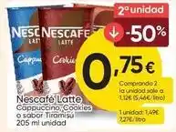 FROIZ Nescafé - latte cappuccino oferta
