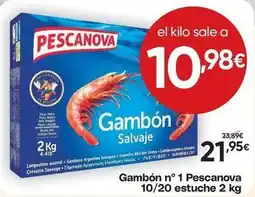 FROIZ Pescanova - gambón no 1 10/20 estuche oferta