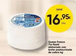 FROIZ Tio resti - queso fresco elaborado con leche pasteurizada de cabra oferta