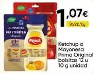 FROIZ Prima - ketchup o mayonesa original bolsitas oferta