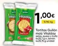 FROIZ Vitalday - tortitas gullón maíz oferta