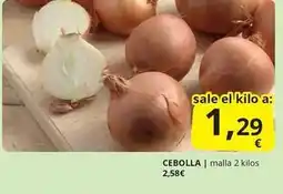 Supermercados MAS Cebolla oferta