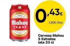 FROIZ Mahou - cerveza 5 estrellas oferta