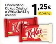 FROIZ Nestlé - chocolatina kit kat original o white oferta