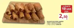 Supermercados MAS Saladito de pieza jamón york y queso oferta