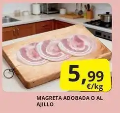 Supermercados MAS Magreta adobada o al ajillo oferta