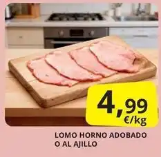 Supermercados MAS Lomo horno adobado o al ajillo oferta