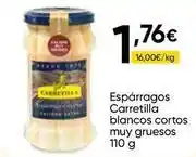 FROIZ Carretilla - esparragos blancos cortos muy gruesos oferta