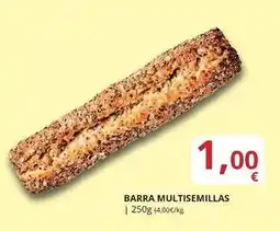 Supermercados MAS Barra multisemillas oferta