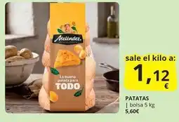 Supermercados MAS Patatas oferta