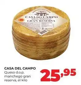 Alimerka Villa campo - queso d.o.p. manchego gran reserva oferta