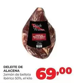 Alimerka Deleite de alacena - jamón de bellota ibérico 50% oferta