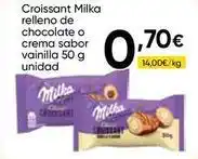 FROIZ Milka - croissant relleno de chocolate o crema sabor vainilla oferta