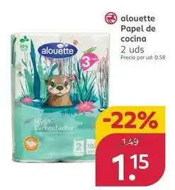 Rossmann Alouette - papel de cocina oferta