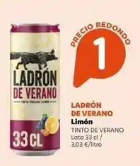 SPAR Gran Canaria Ladrón de manzanas - limón tinto de verano oferta