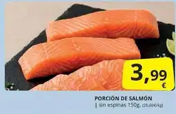 Supermercados MAS Porción de salmón oferta
