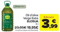 Carrefour Market Elosua - oli d'oliva verge extra oferta