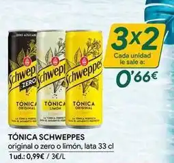Masymas Schweppes - tonica oferta