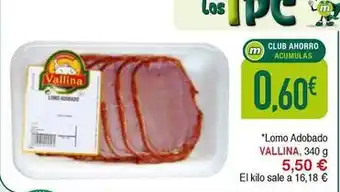 Masymas Vallina - lomo adobado oferta