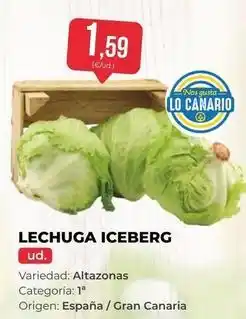 SPAR Gran Canaria Origen - lechuga iceberg oferta