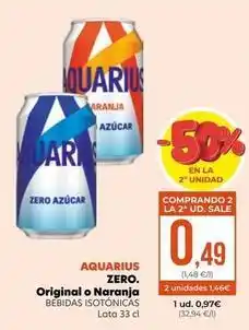 SPAR Gran Canaria Aquarius - zero original o naranja oferta