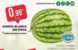 SPAR Gran Canaria Oxo - sandía blanca sin pipas oferta