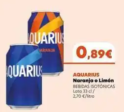 SPAR Gran Canaria Aquarius - naranja o limon oferta