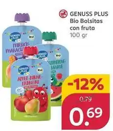 Rossmann Gennuss plus - bio bolsitas con fruta oferta