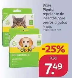 Rossmann Dixie - pipeta repelente de insectos para perros y gatos oferta