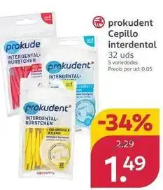 Rossmann Prokudent - cepillo interdental oferta