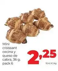 Alimerka Mini croissant cecina y queso de cabra oferta
