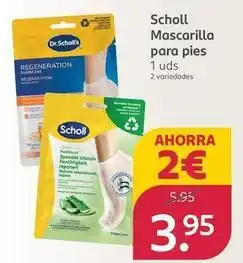 Rossmann Scholl - mascarilla para pies oferta