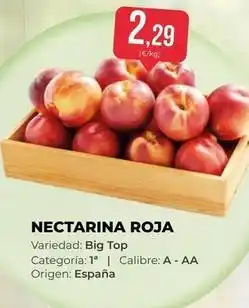 SPAR Gran Canaria Origen - nectarina roja oferta