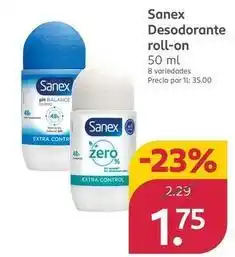 Rossmann Sanex - desodorante roll-on oferta
