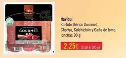 SPAR Gran Canaria Navidul - surtido ibérico gourmet. chorizo, salchichon y caña de lomo oferta