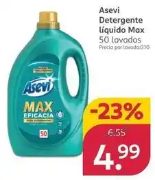 Rossmann Asevi - detergente liquido max oferta