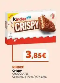 SPAR Gran Canaria Ferrero rocher - kinder crispy chocolates oferta