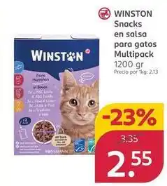 Rossmann Winston - snacks en salsa para gatos multipack oferta