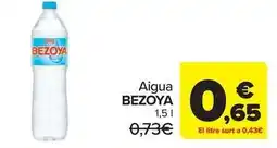 Carrefour Market Bezoya - aigua oferta