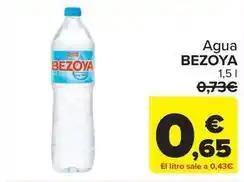Carrefour Bezoya - agua oferta