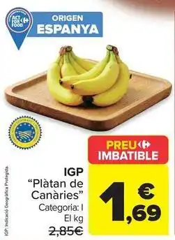 Carrefour Market Origen - igp platan de canaries oferta