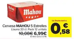 Carrefour Market Mahou - cervesa 5 estrelles oferta